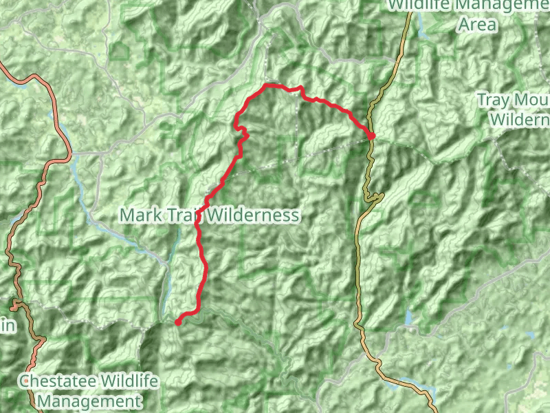 Appalachian Trail from Richard B Russell Scenic Highway