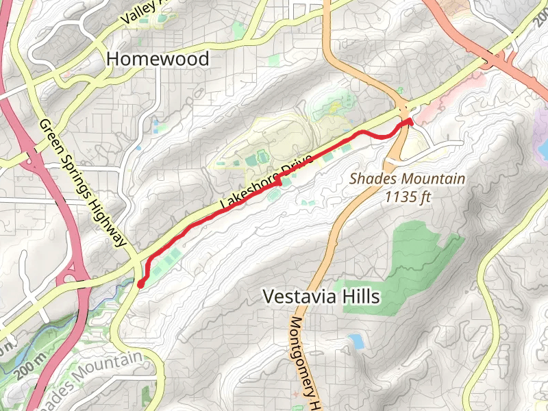 Shades Creek Greenway - Lakeshore Trail