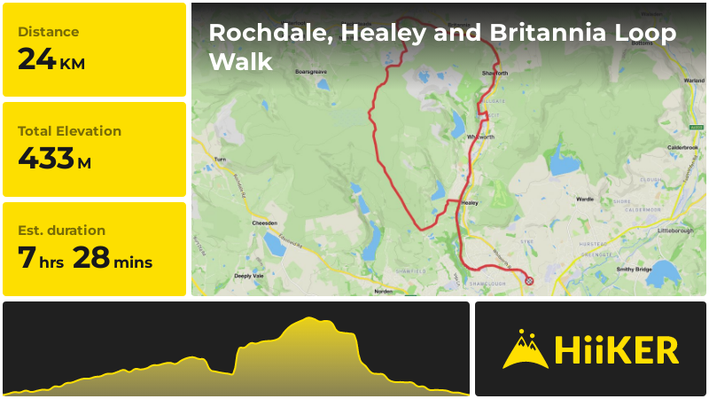 Rochdale, Healey and Britannia Loop Walk | Rochdale | England