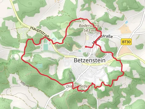 Dreistaffelfels Loop via Pfad der Liebe