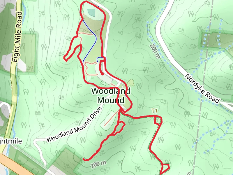 Woodland Mound - Parcourse Trail