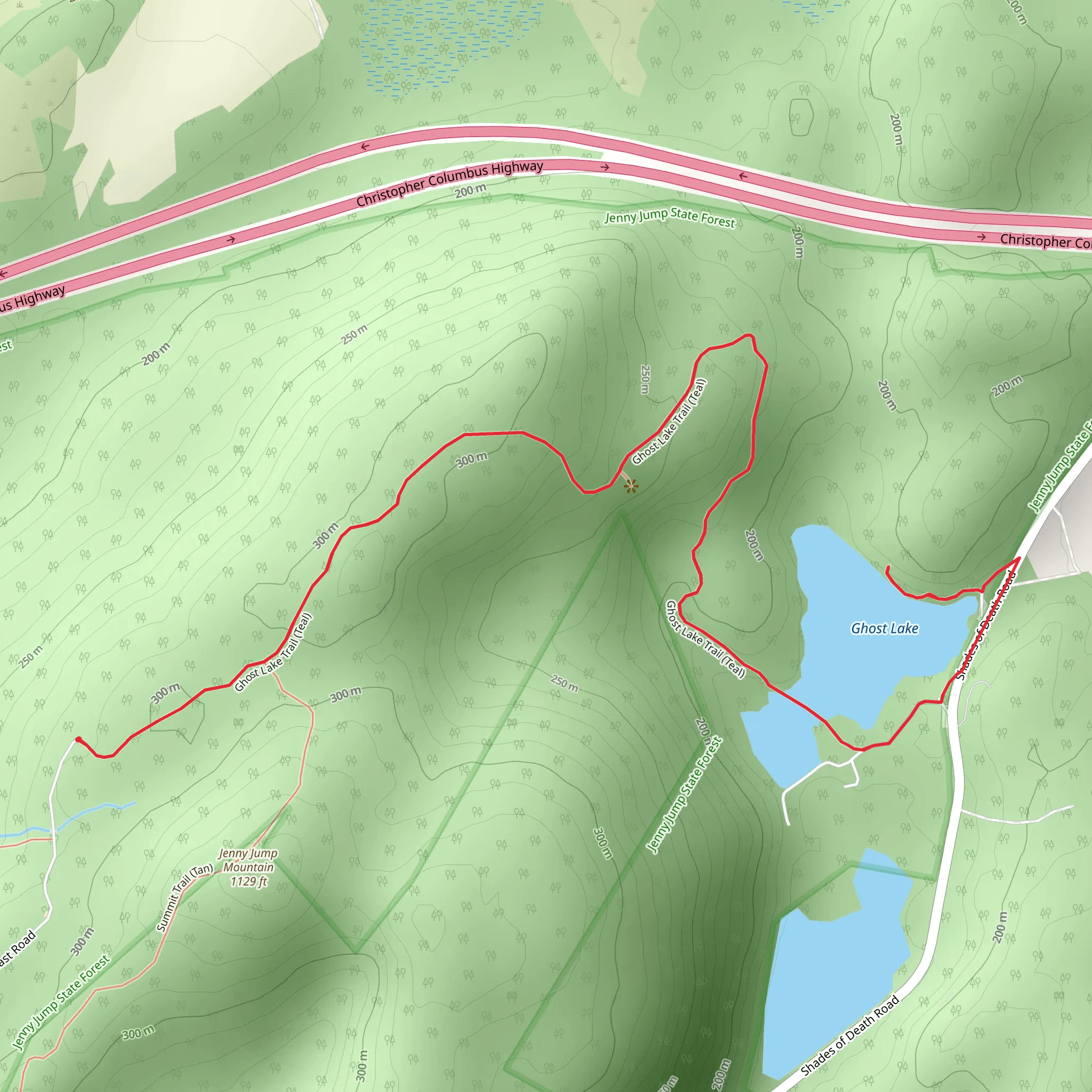 Ghost Lake Trail mobile static map