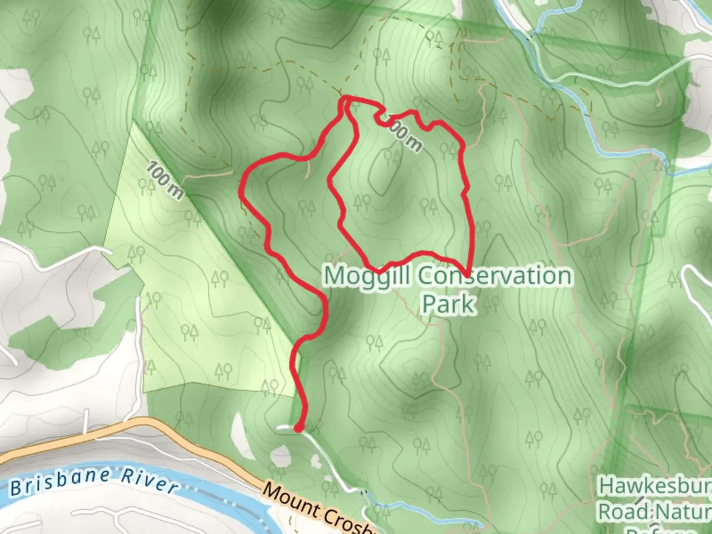 An image depicting the trail Ugly Gully Break Loop Track and its surrounding area.