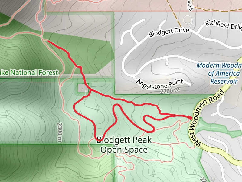 Blodgett Peak Open Space Loop