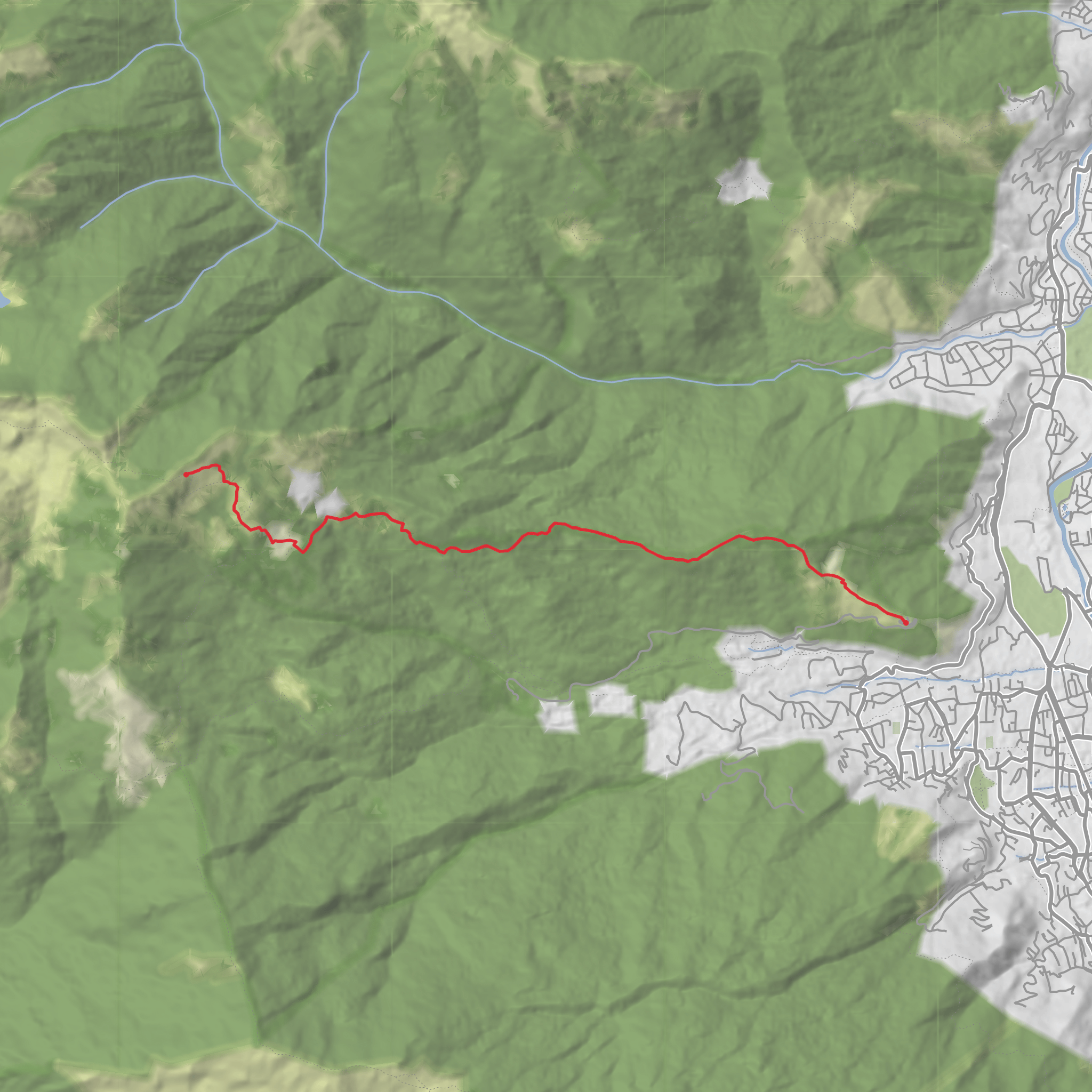 Sangaygang-Phajoding Top mobile static map