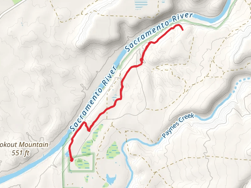 Yana Trail Out and Back