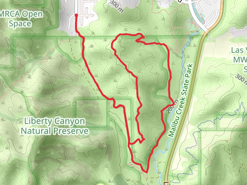 Liberty Canyon Trail and Talepop Trail Loop