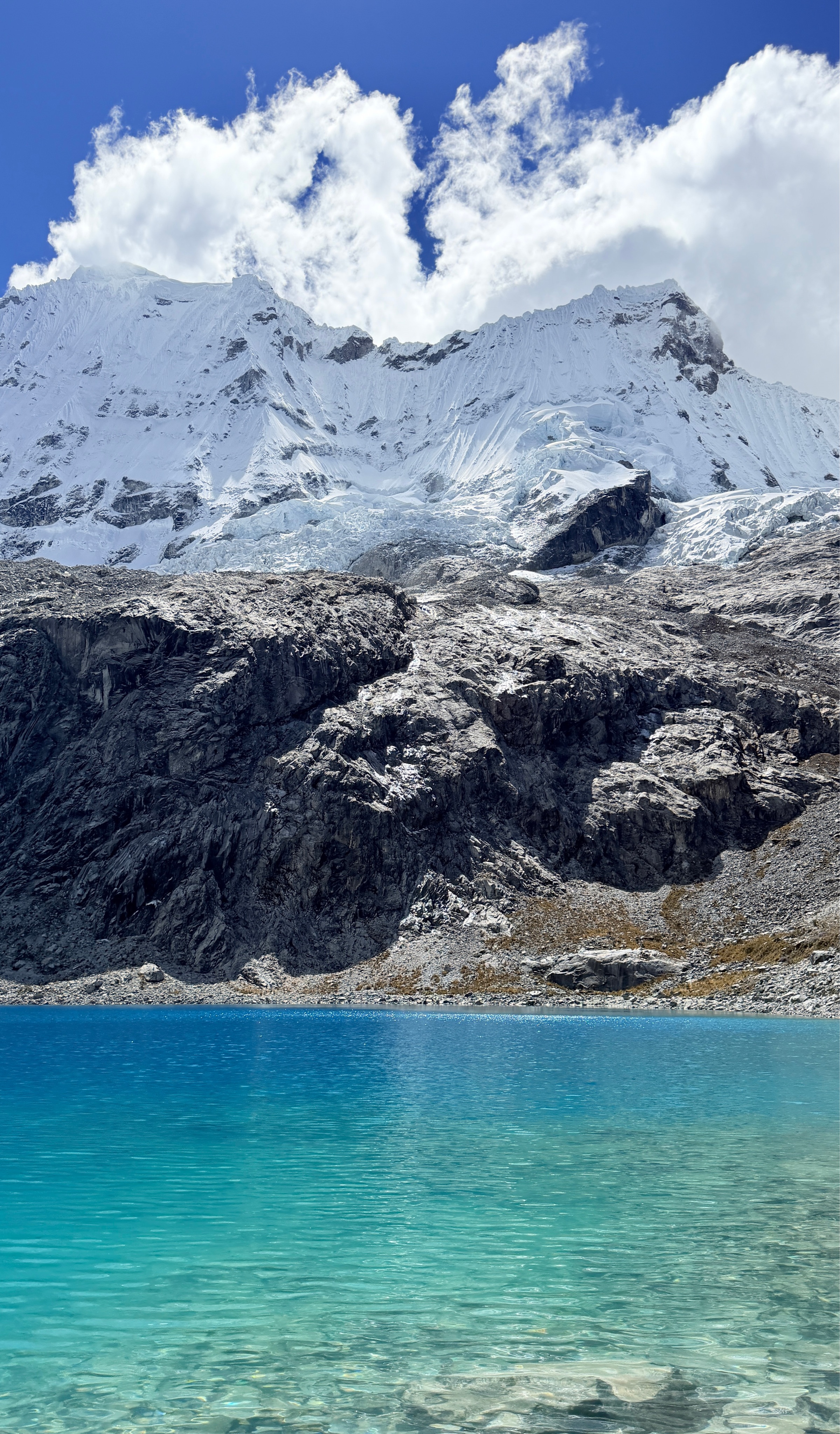 A map preview of the recording Laguna 69, Ancash.