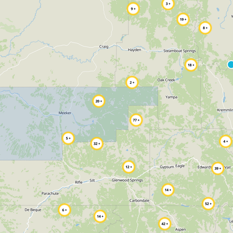 Rio Blanco County Static Map
