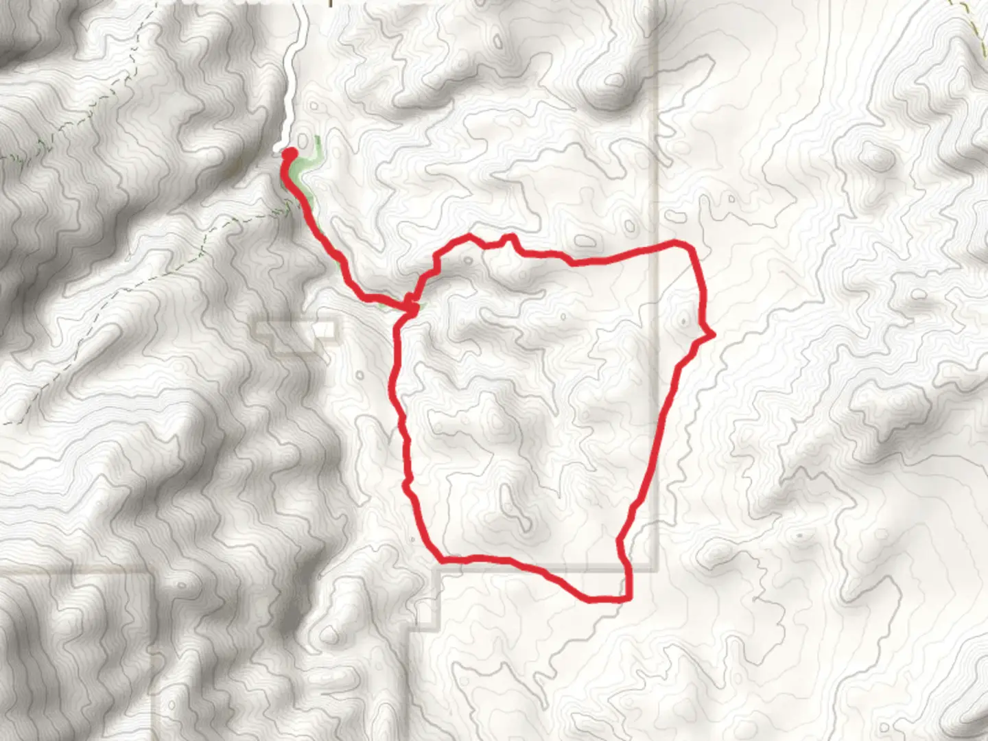 An image depicting the trail East Fork Palm Canyon and Rock Canyon Loop and its surrounding area.