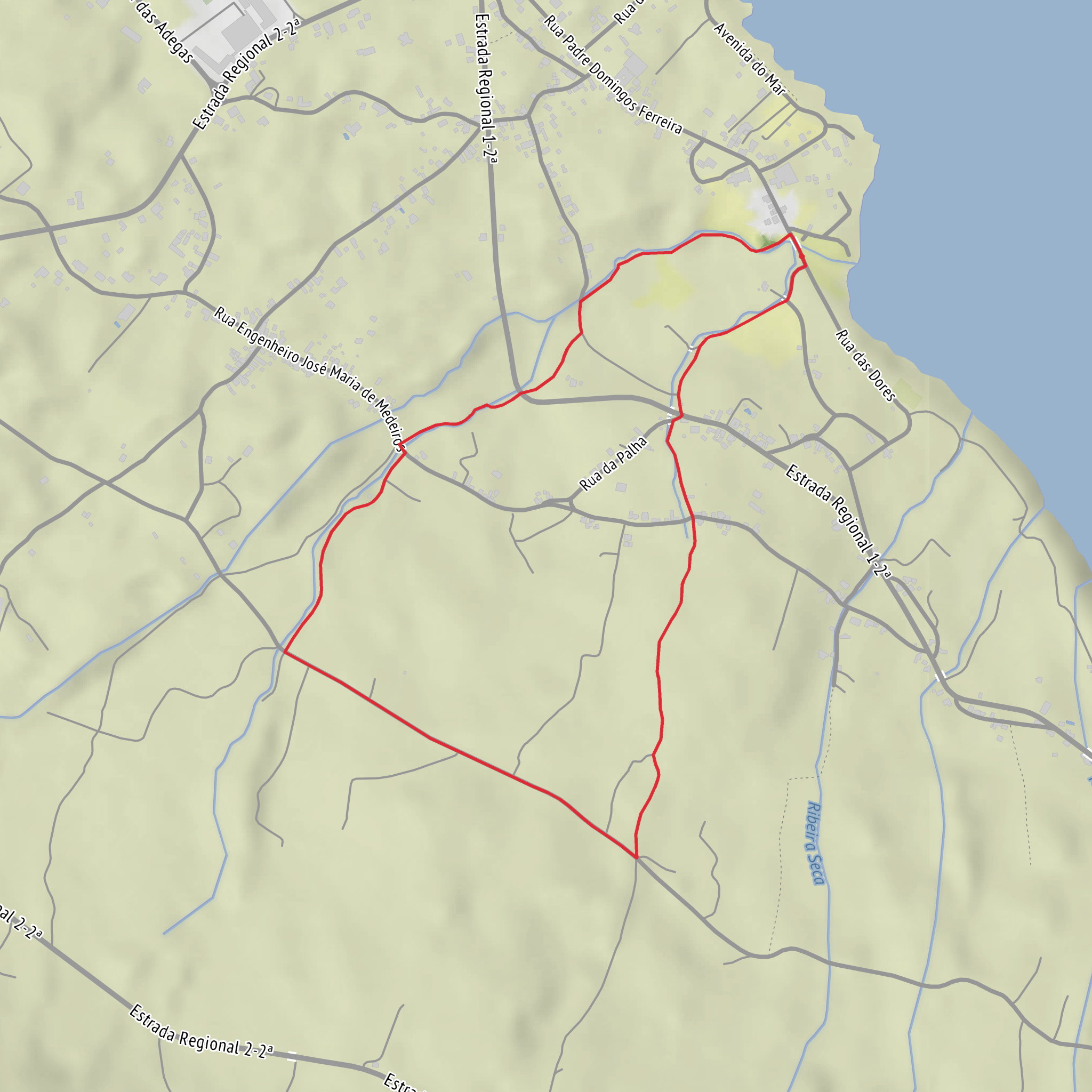 Ladeira dos Moinhos and Ponte Nova Loop mobile static map