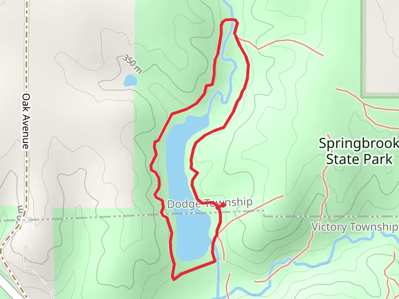 Springbrook State Park - Lake Trail