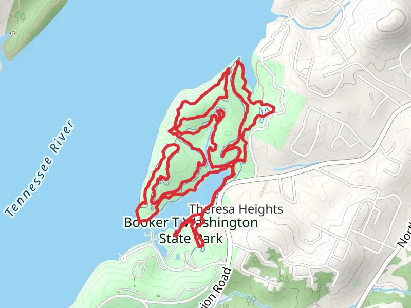 Booker T Washington State Park Inner Loop