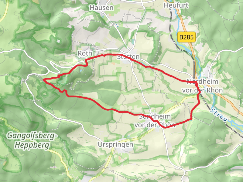 Nordheim vor der Rhon and Roth Loop