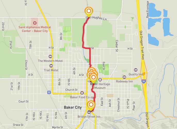Leo Adler Parkway mobile static map