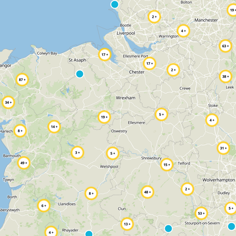 Wrexham Static Map