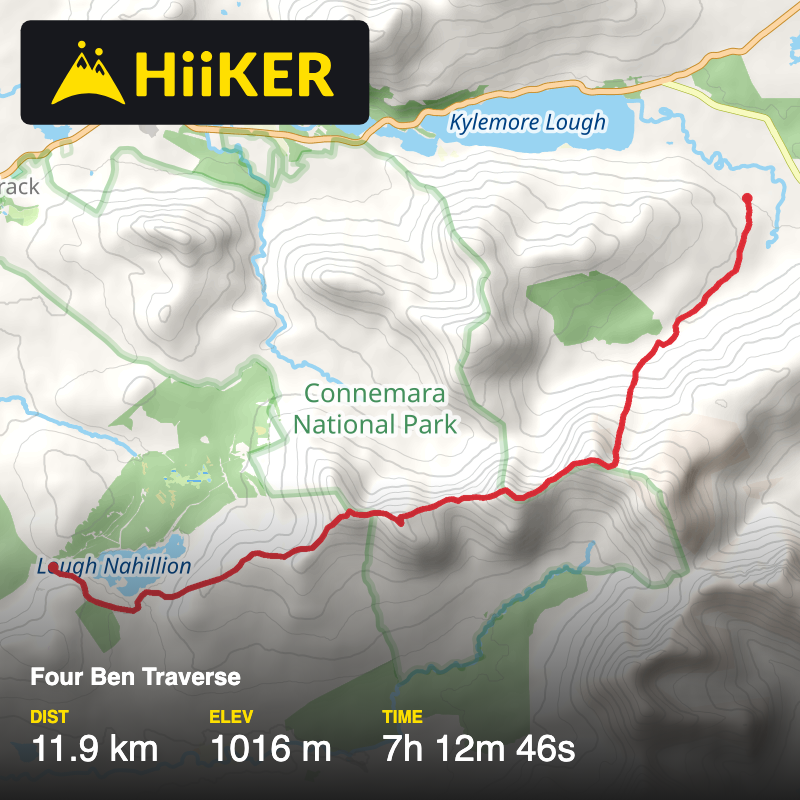 A map preview of the recording Four Ben Traverse .