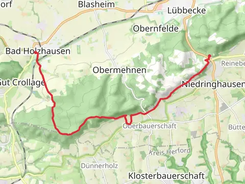 Bad Holzhausen to Reineberg via Muehlensteig