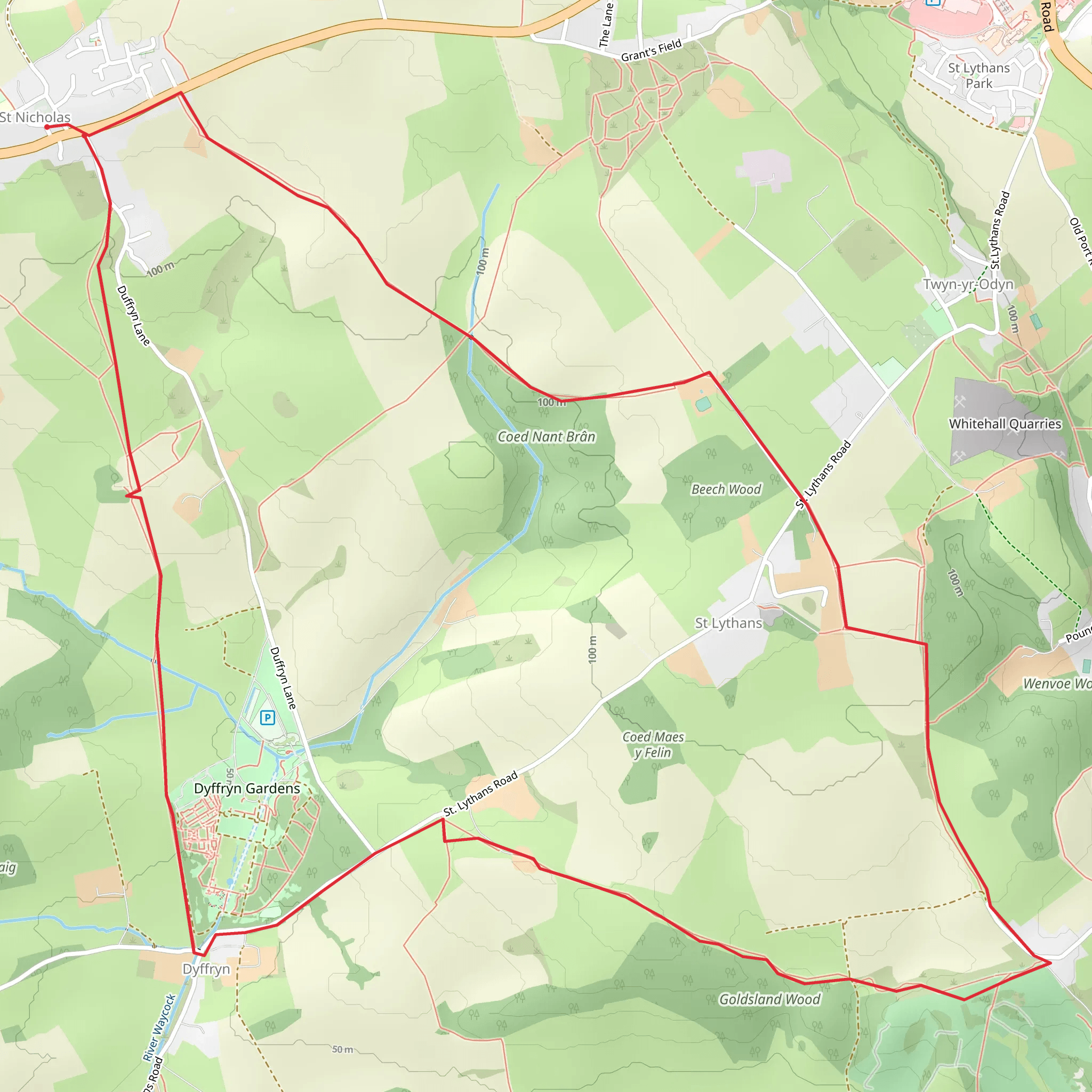 Valeway 18 (St Nicholas South) mobile static map
