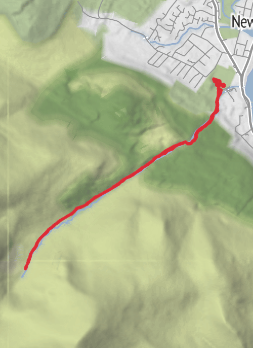 County Down Hiking mobile static map