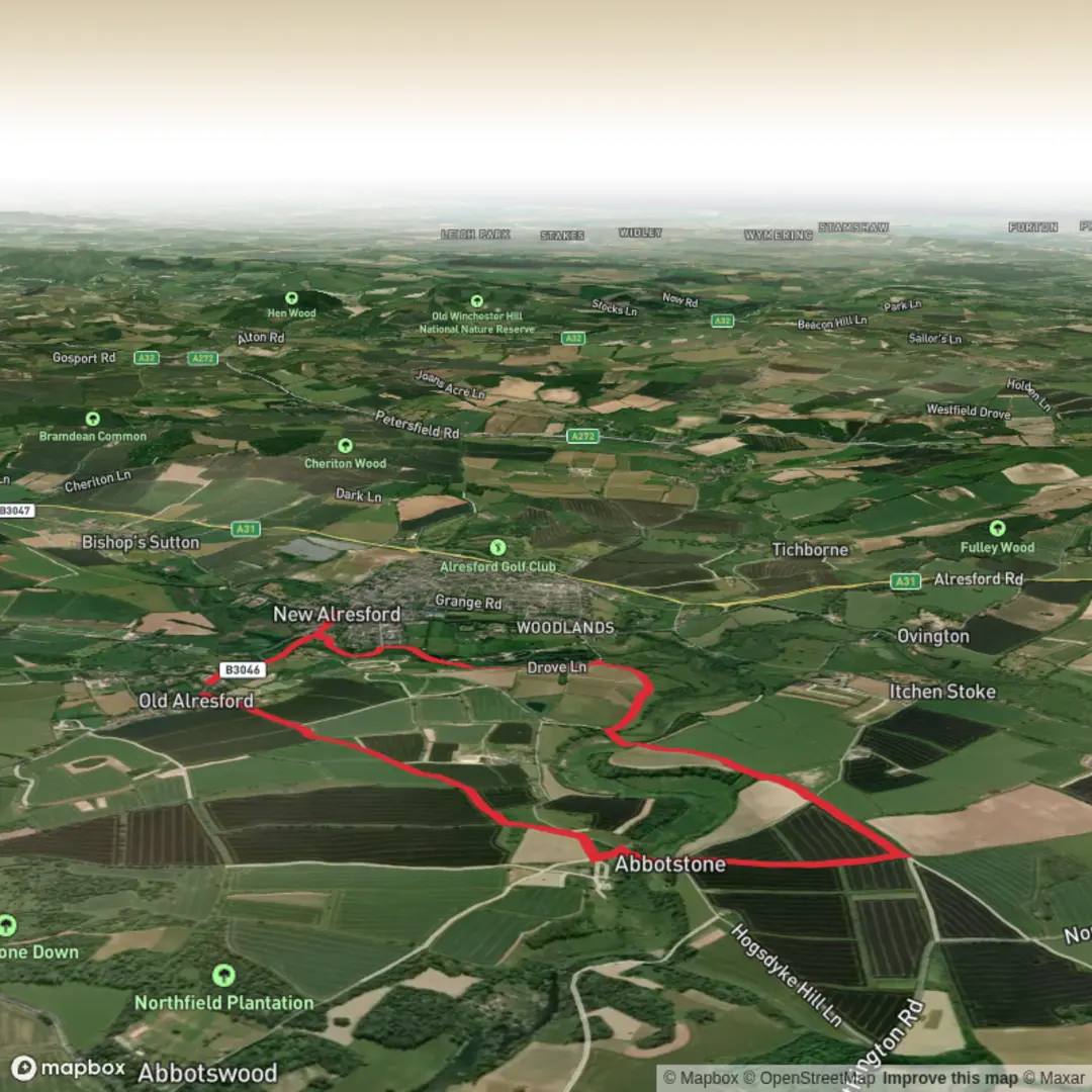 An image depicting the trail Wearne House Loop and its surrounding area.