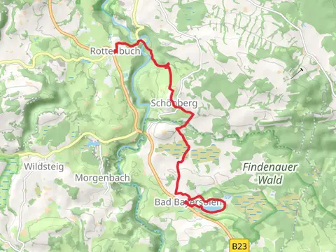 Rottenbuch to Bad Bayersoier via Soiener See