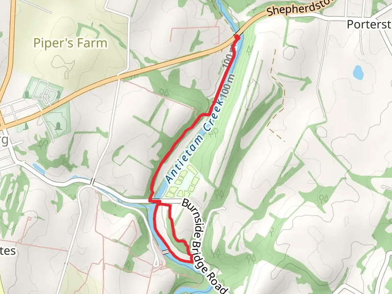 Sherrick Farm Trail and Union Advance Trail