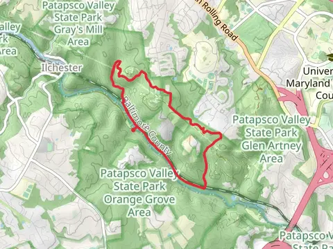 Grist Mill, Vineyard Spring and Santee Branch Loop Trail