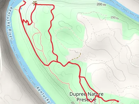 Dupree Nature Preserve, Main and Overlook Loop Trail