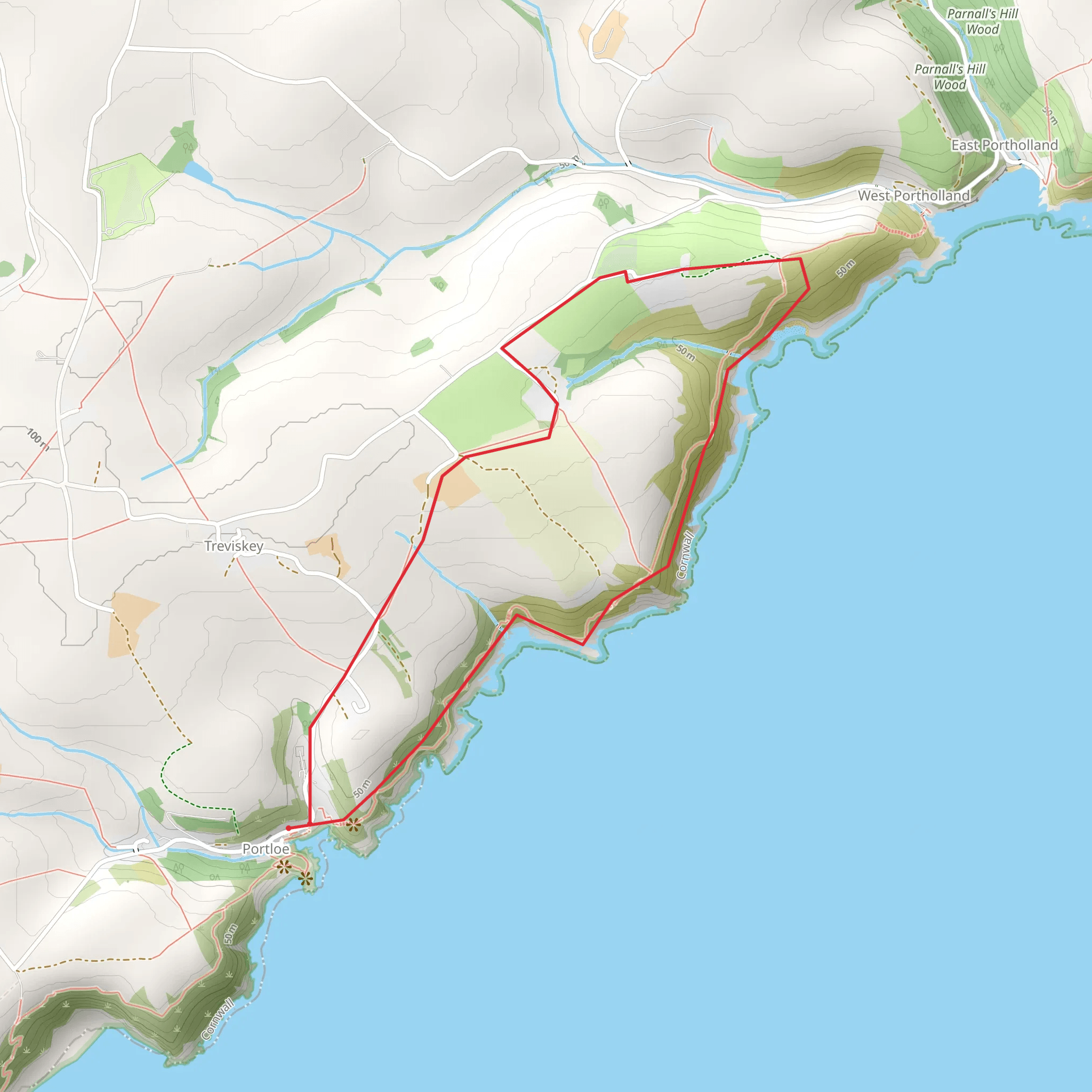 Portloe and Tregenna Walk | Cornwall | England