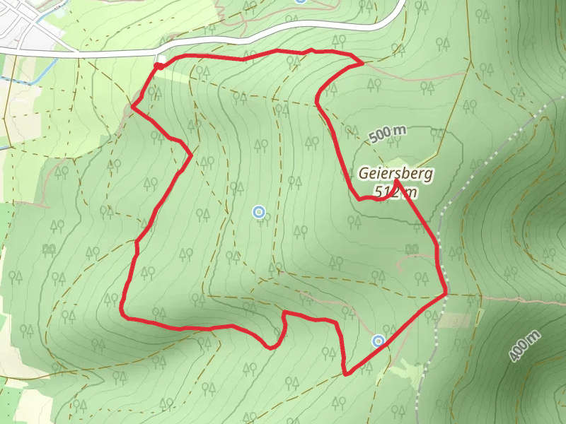 Geiersberg via Hohler Weg and Eselsweg