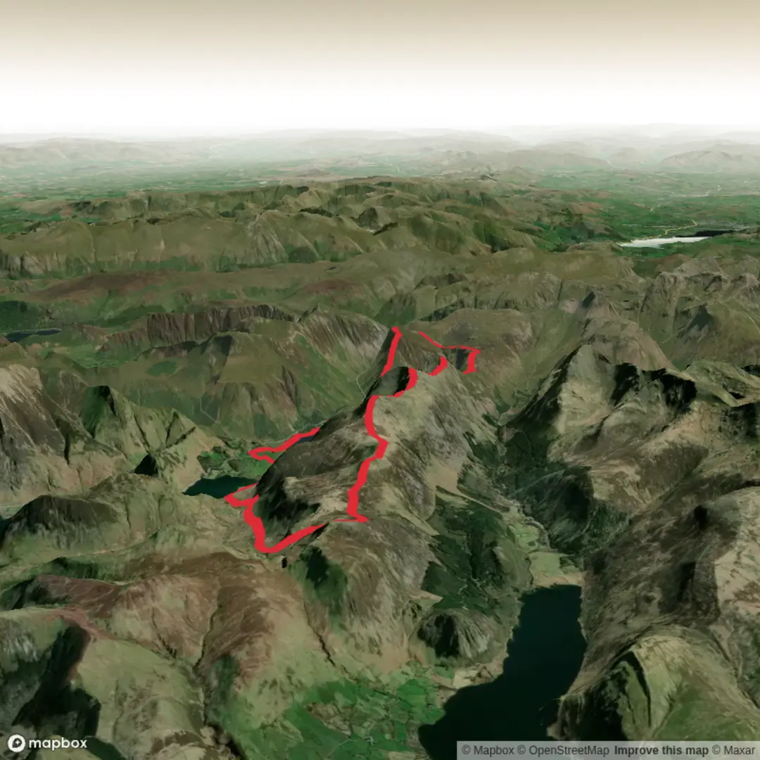 An image depicting the trail A Buttermere Marathon and its surrounding area.