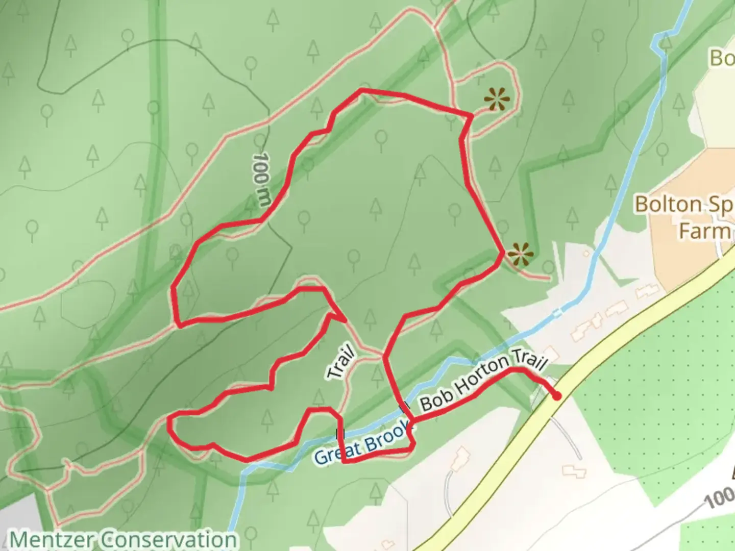An image depicting the trail Bob Horton Loop and its surrounding area.