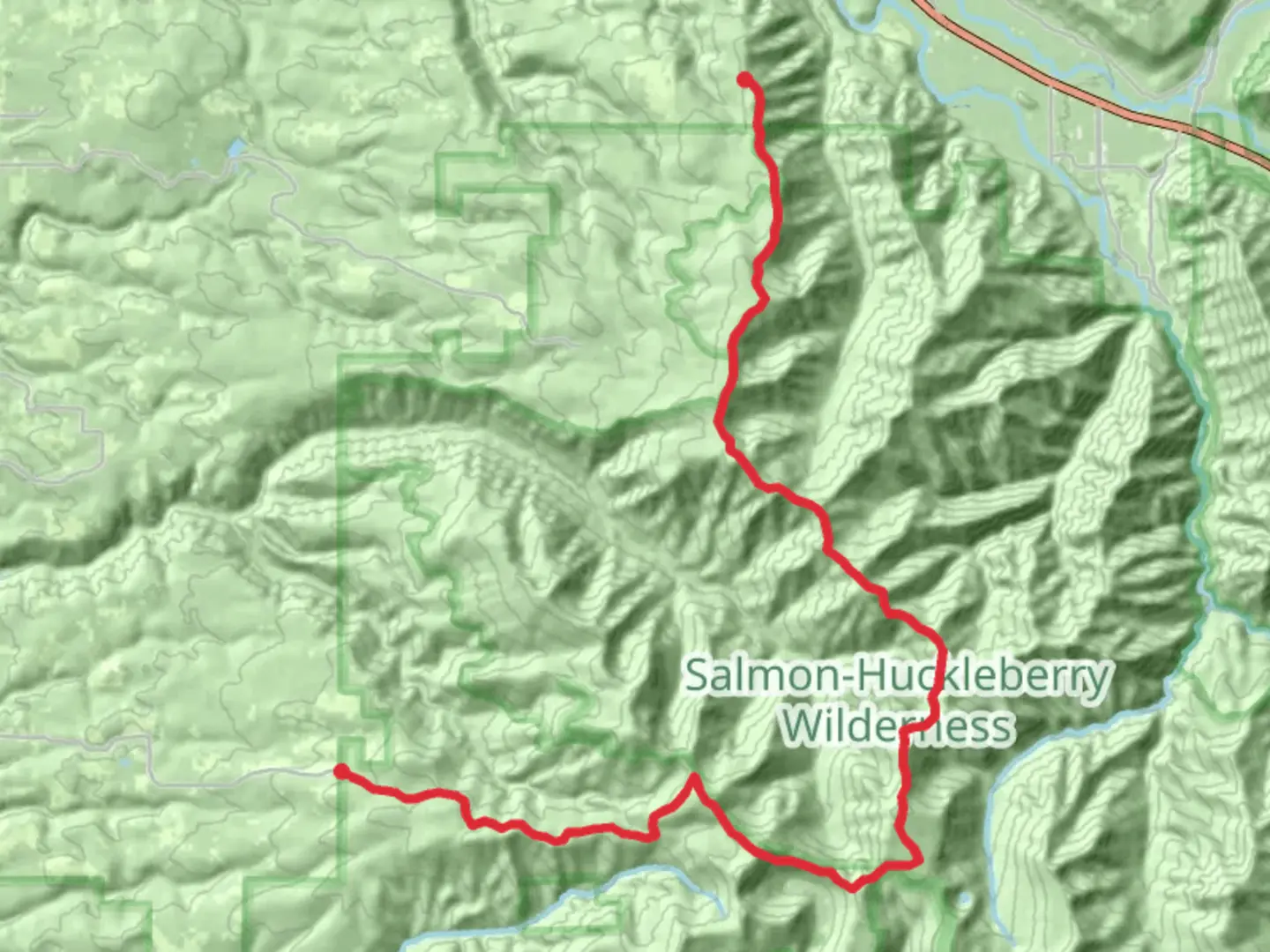An image depicting the trail McIntyre Ridge and Old Baldy Trail and its surrounding area.
