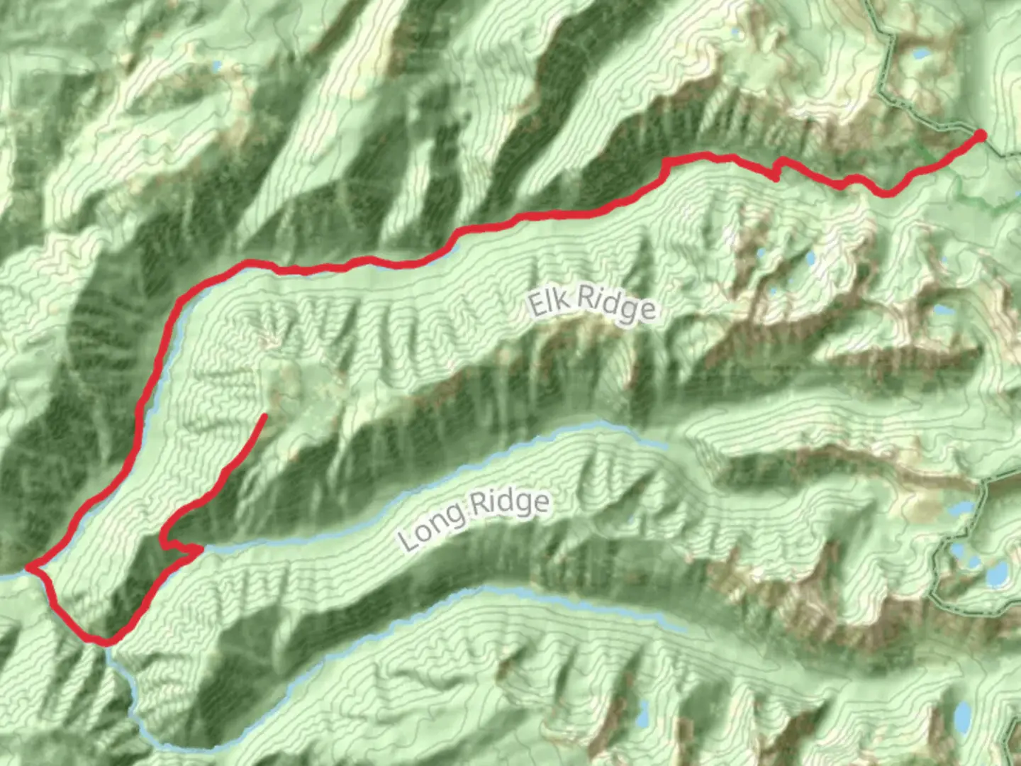 An image depicting the trail Twin Butte via Bear Creek Trail and its surrounding area.