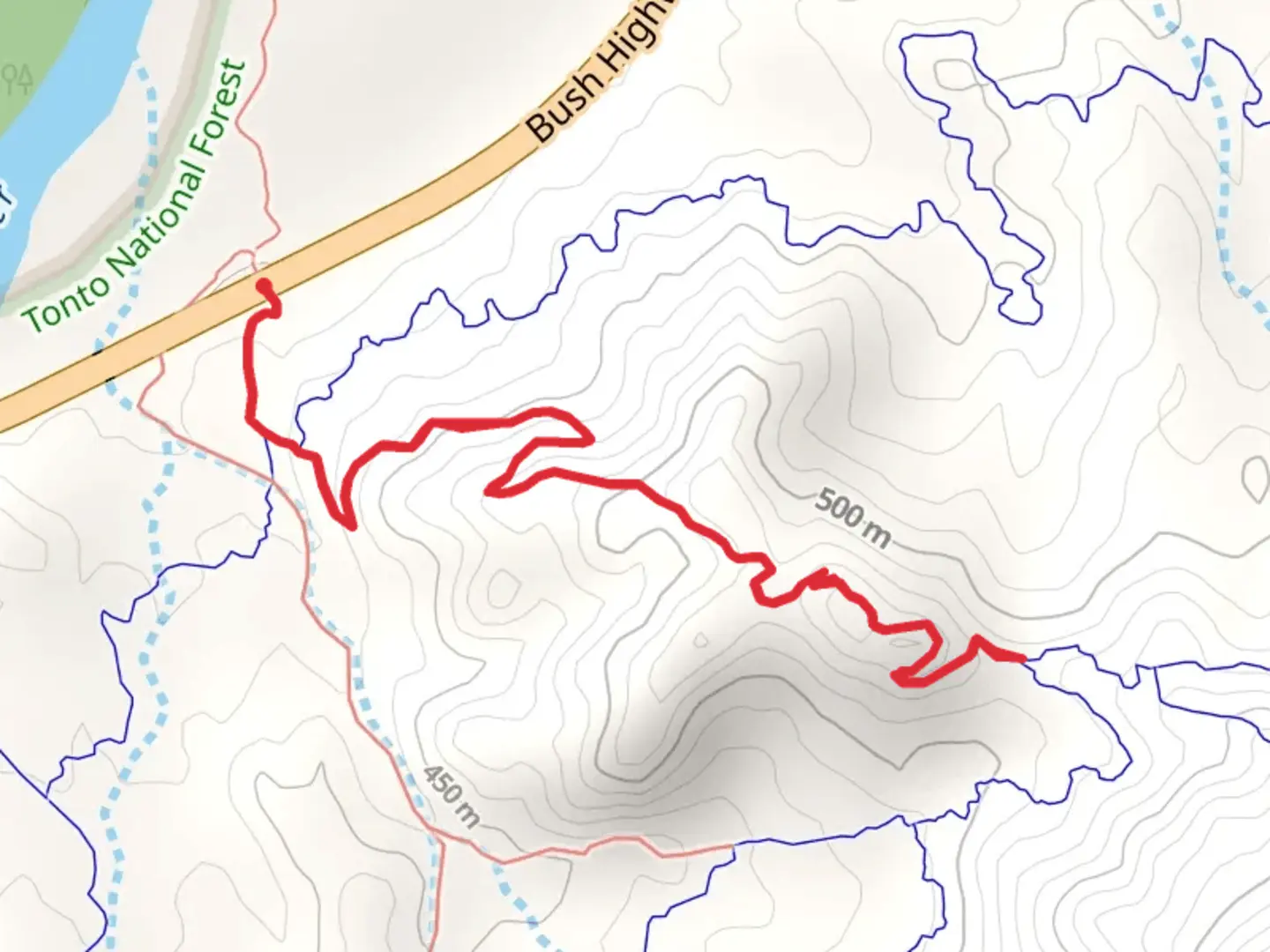 An image depicting the trail Mine Trail and its surrounding area.