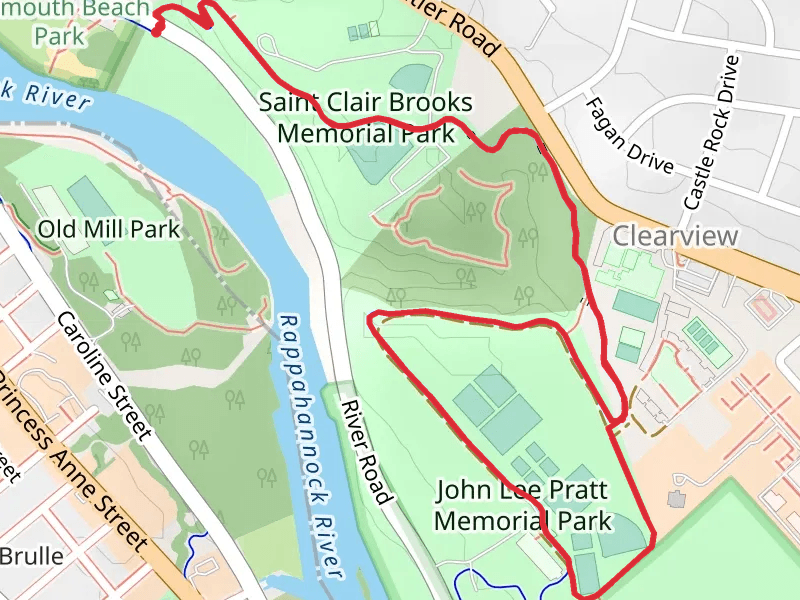 John Lee Pratt Memorial Park and Belmont Ferry Farm Loop Trail
