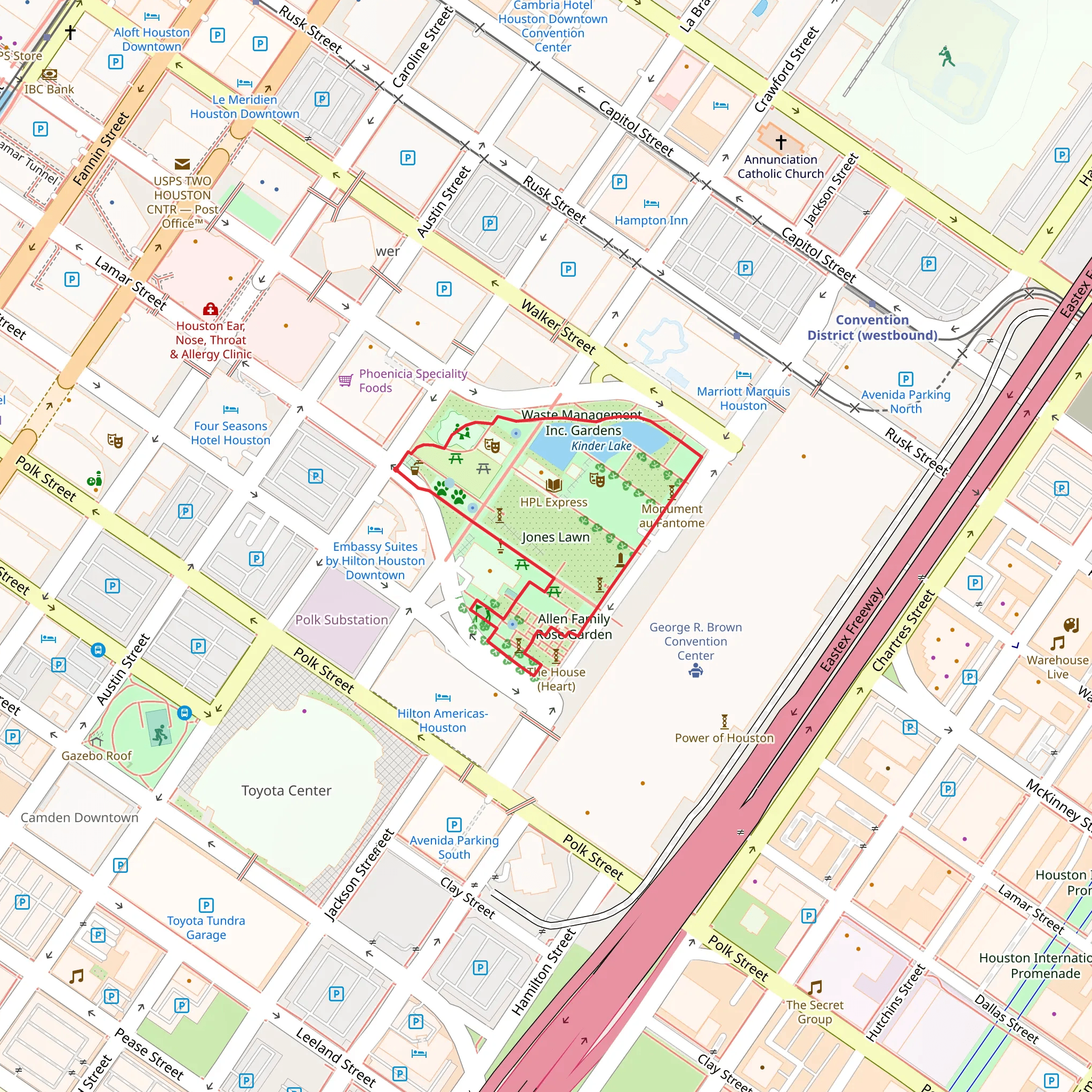 Kinder Lake Loop mobile static map