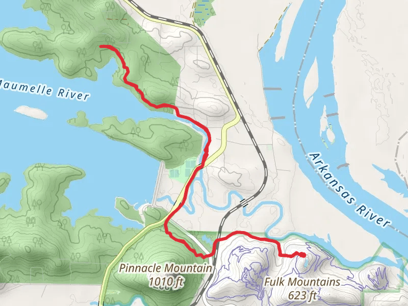 Lake Maumelle via Ouachita Trail
