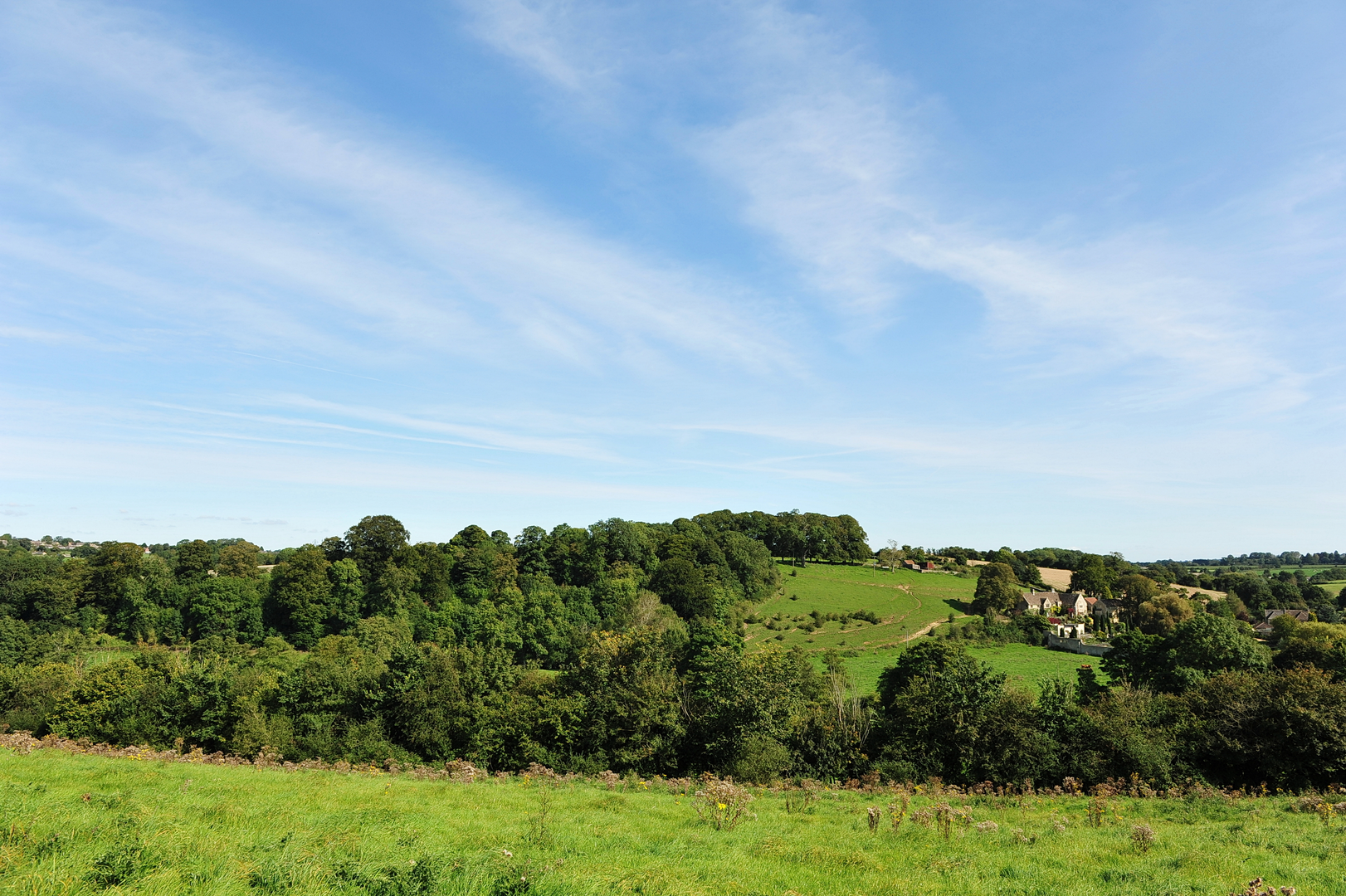 An image depicting the trail Frome Valley Trail and its surrounding area.
