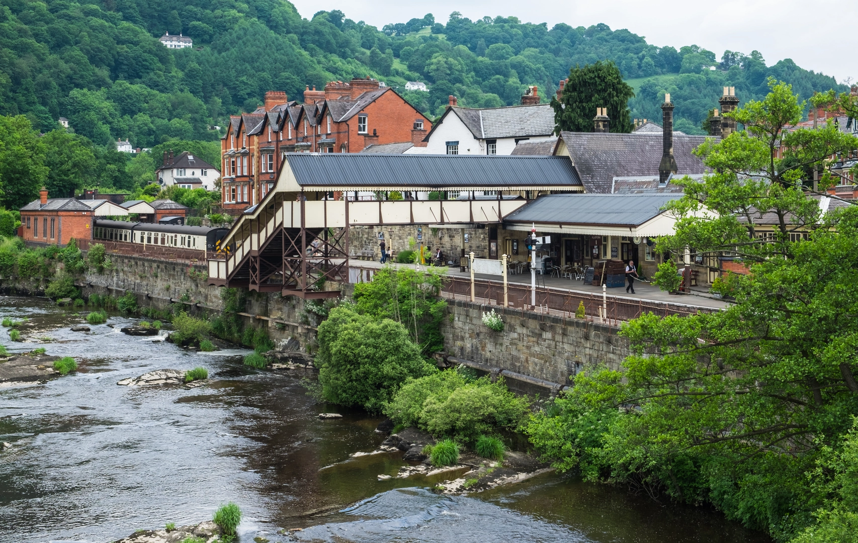 An image depicting the trail Llangollen Circular Trail and its surrounding area.