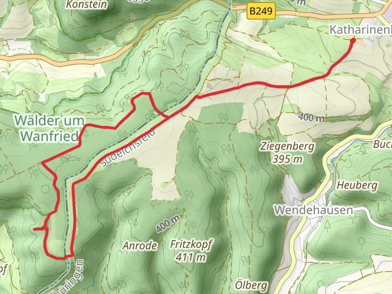 Karnberg via Dietemannpfad and Mainzer Koepfe