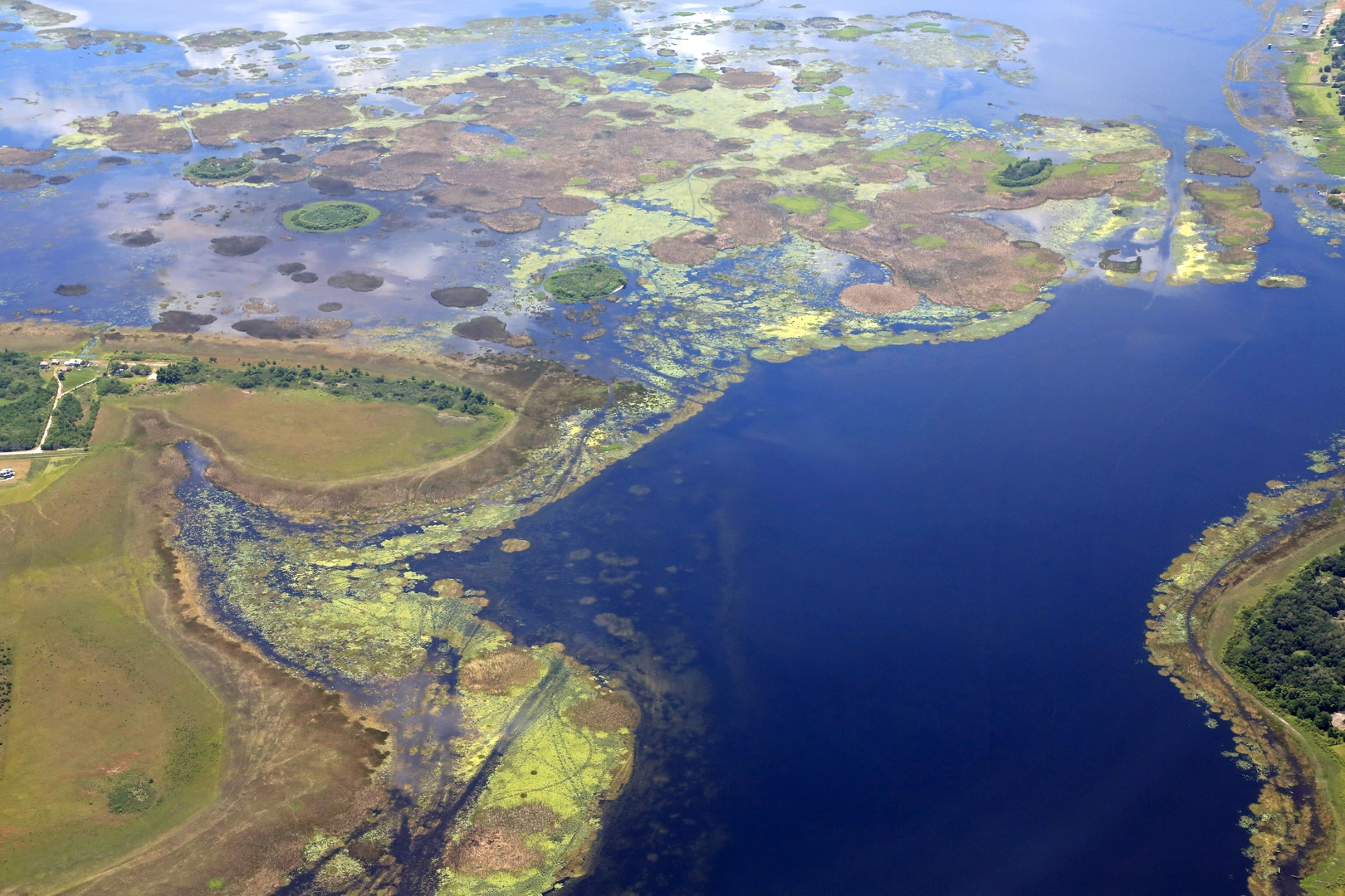 An image depicting the trail Lake Okeechobee Scenic Trail and its surrounding area.