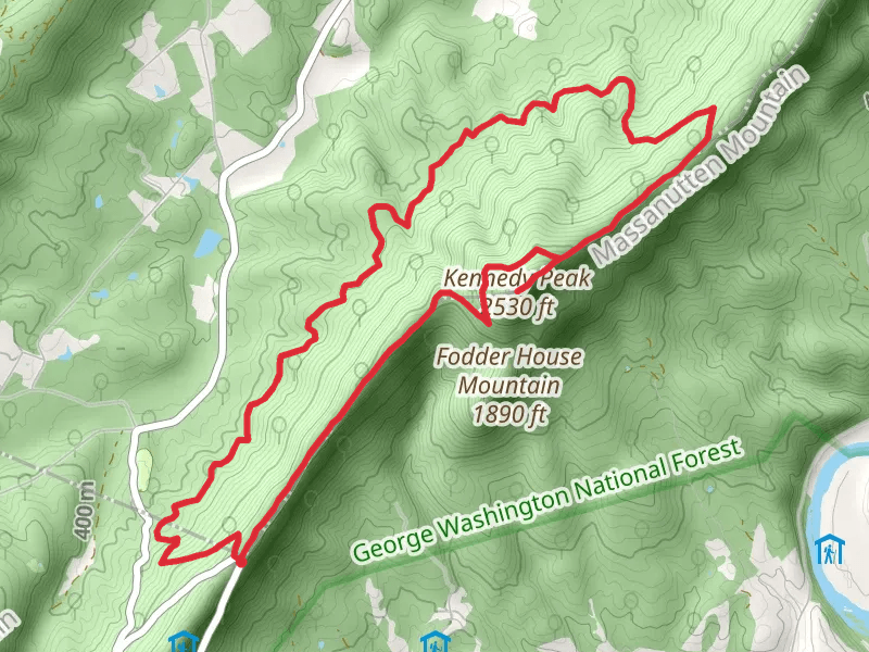Kennedy Peak - Massanutten - Stephens Loop Trail