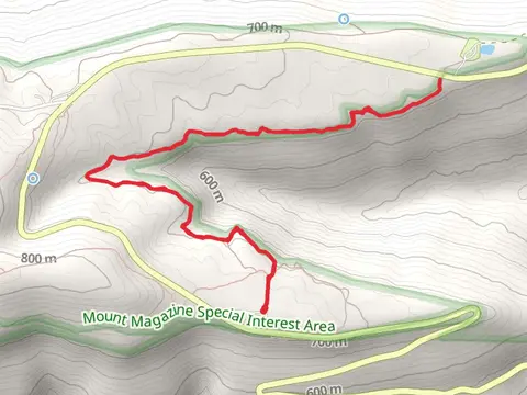 Bear Hollow Trail from East End System Road