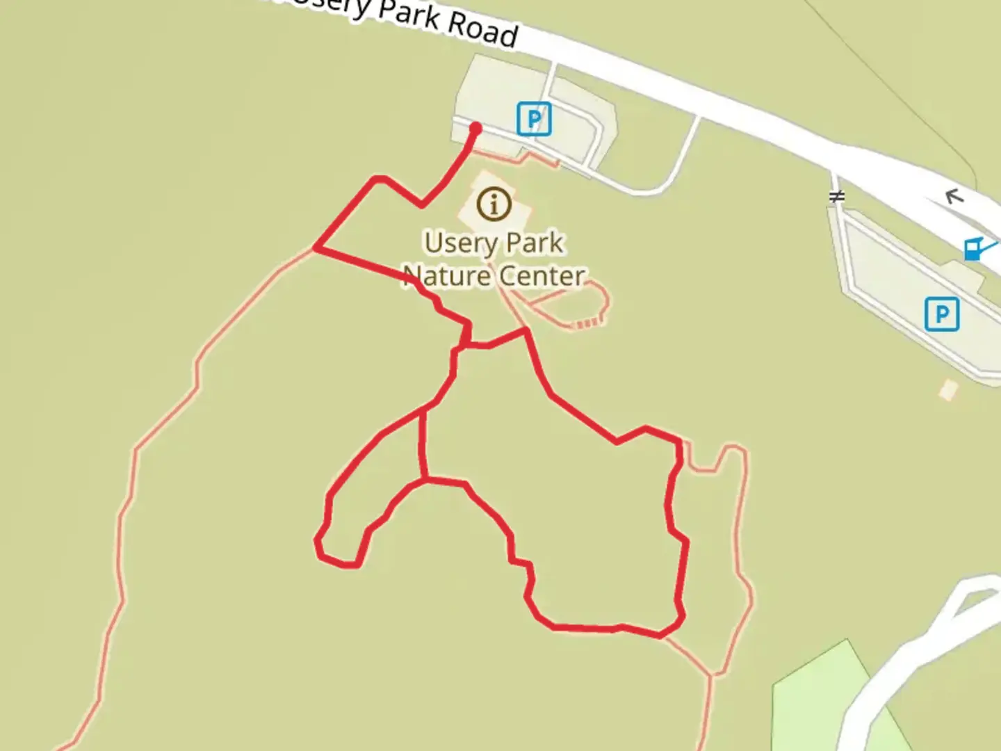 An image depicting the trail Desert Hawk Loop Trail and its surrounding area.