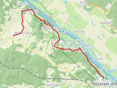 Weinberg to Wietzetze via Elbhoehenweg