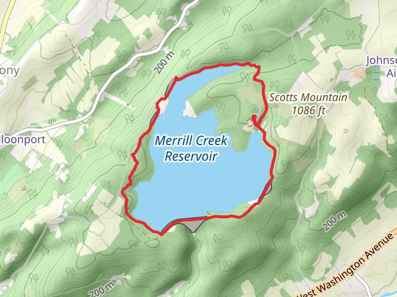 Merrill Creek Reservoir Loop
