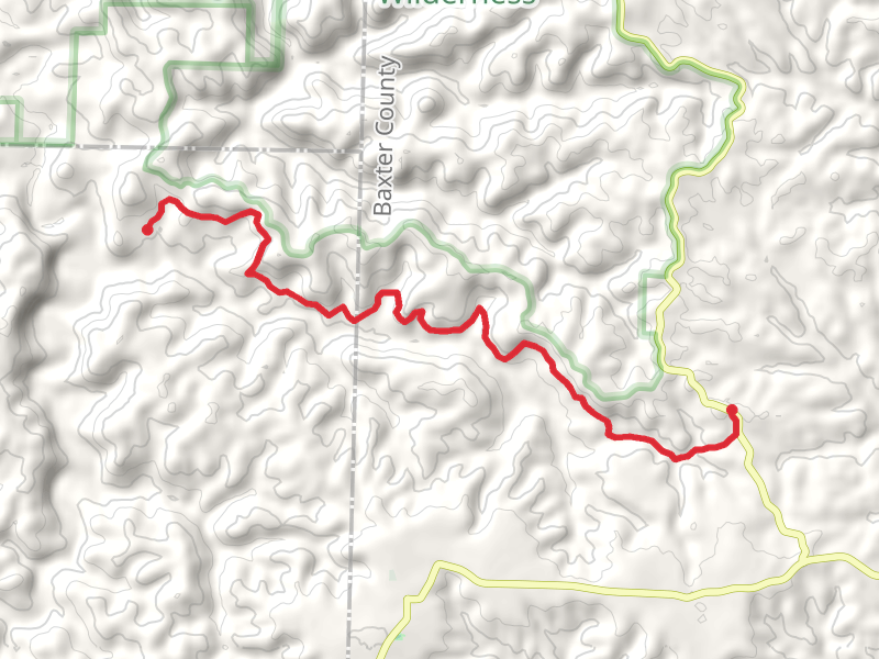 Spring Creek - Ozark Highlands Trail Sylamore Section Point to Point