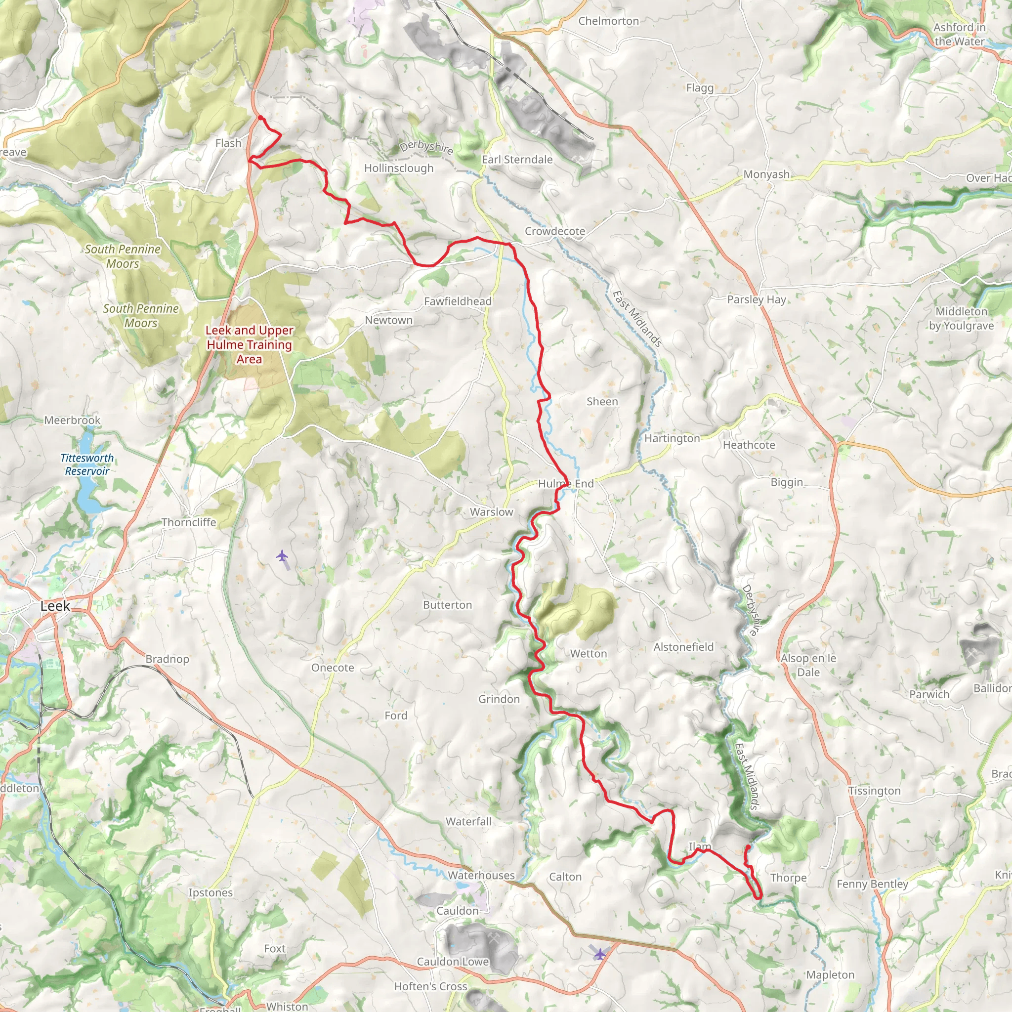 Manifold Trail mobile static map